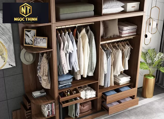 Tủ quần áo cửa lùa-phong cách mới